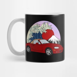 Red NB Roadster Black Tan Top Mug